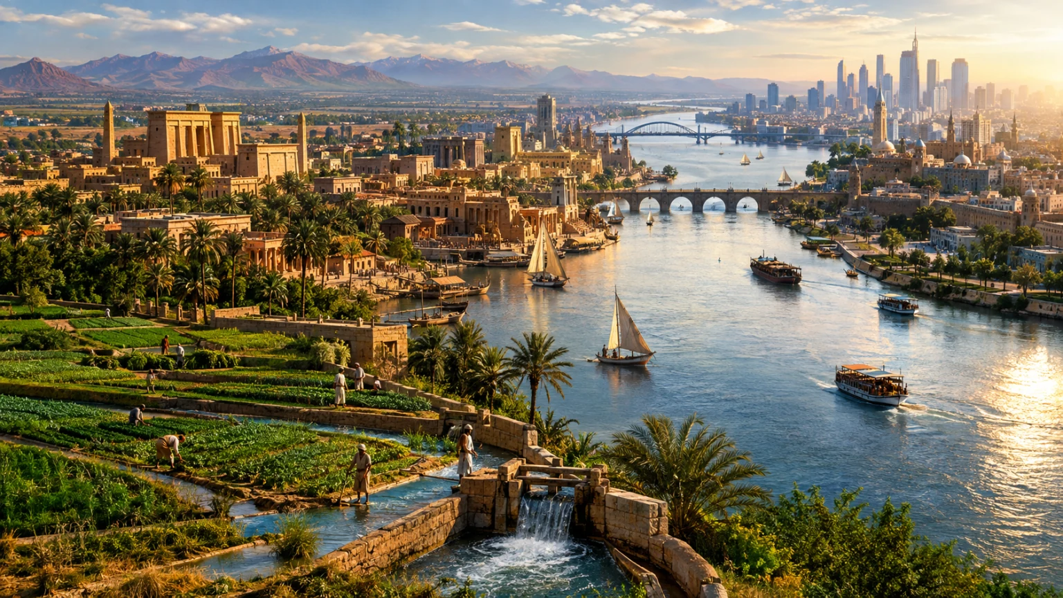 Illustration : L’eau et les sociétés humaines